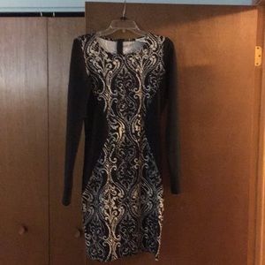 Bar III long sleeve dress